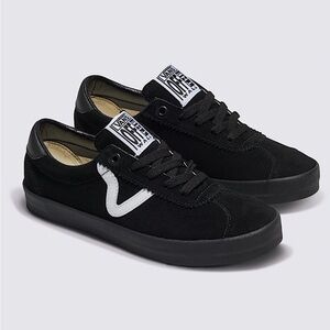 NEW VANS BLACK SUEDE & LEATHER Sport Low Shoe SNEAKER SZ M 7 W 8.5
BRAND NEW